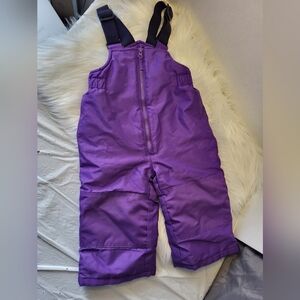 George Kids Purple Snowpants, Size 18-24 Months